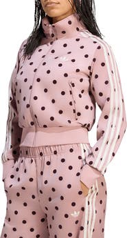 adidas Originals Firebird Polka Dot Satin Track Jacket