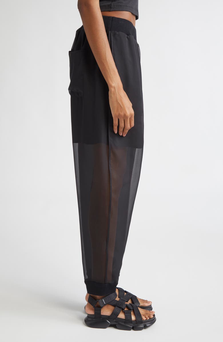 Undercover Semisheer Joggers, Alternate, color, Black