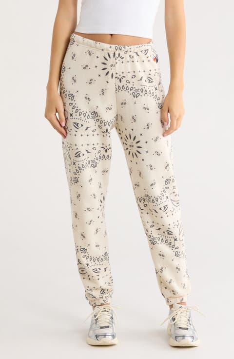 Bandana Print Sweatpants