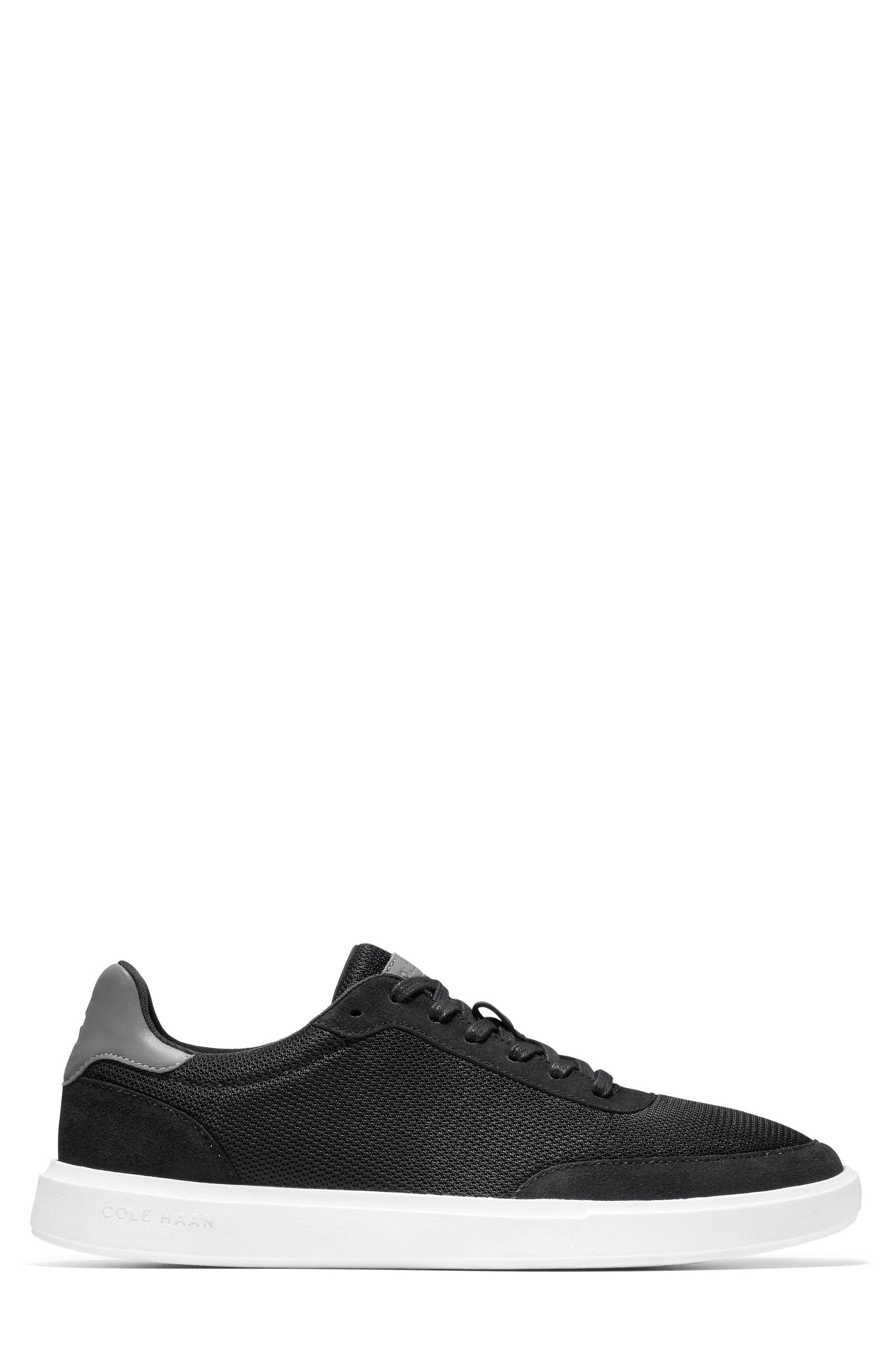 Cole Haan Grand Crosscourt Sideserve Sneaker, Alternate, color, Black / Lava Smoke / White