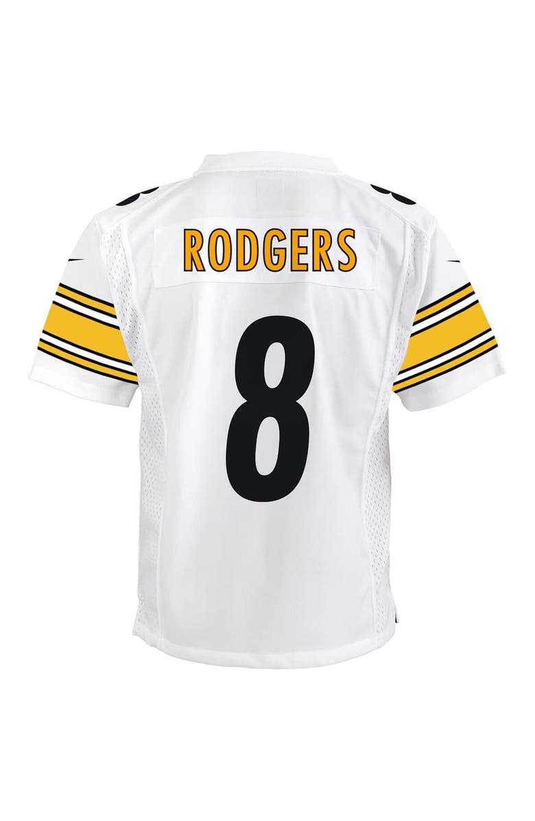 Nike Youth Nike Aaron Rodgers White Pittsburgh Steelers Game Jersey, Alternate, color, White