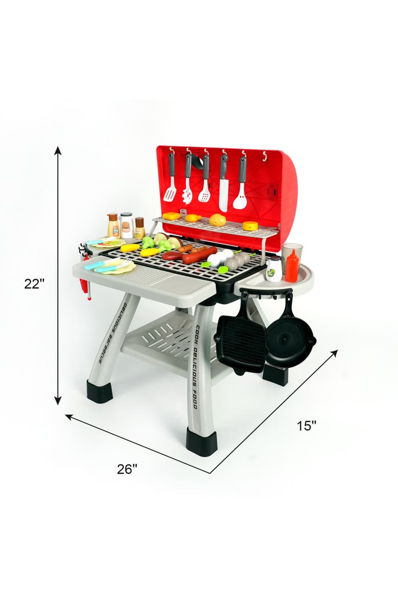 BBQ Grill Toy Playset, Alternate, color, Multicolored