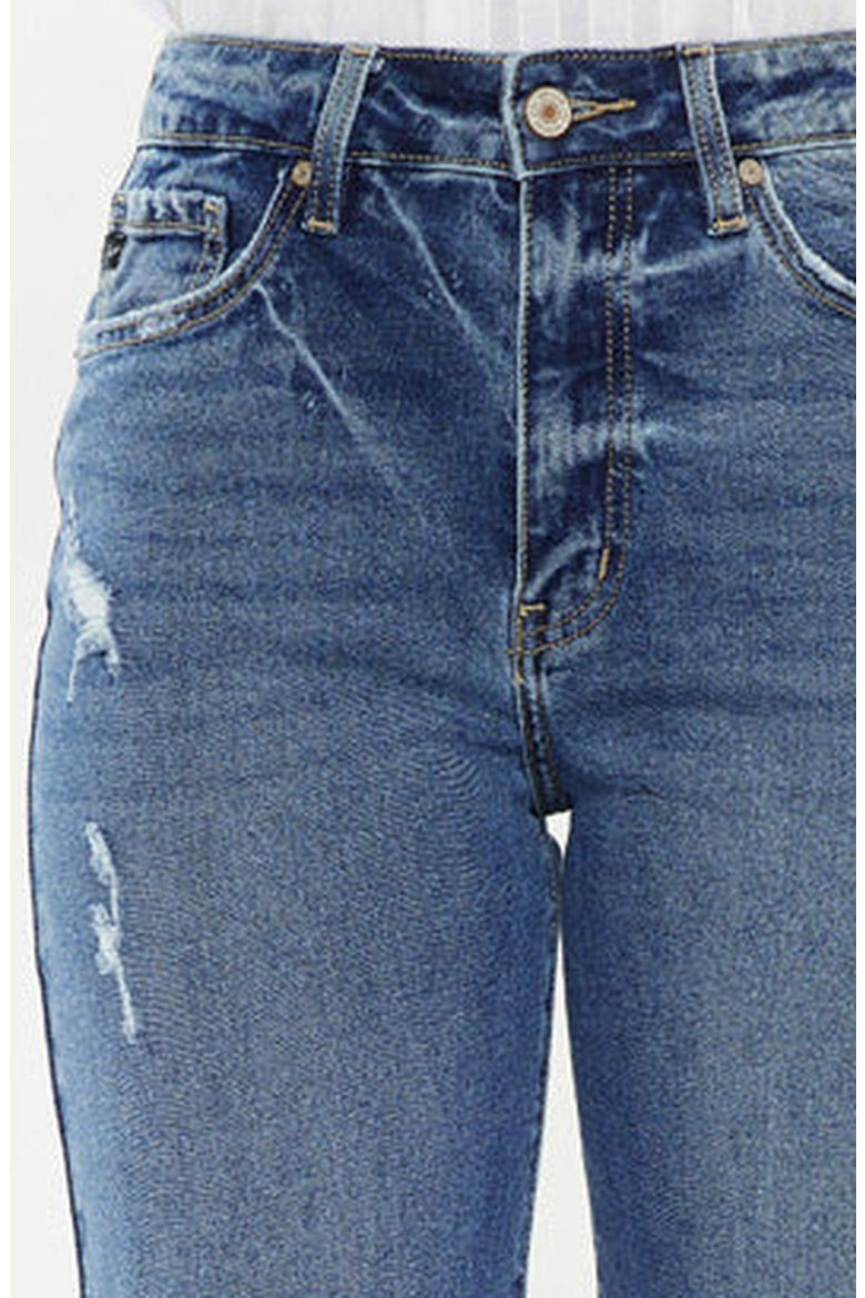 Jemma High Rise Slim Wide Leg Jeans, Alternate, color, Medium Wash