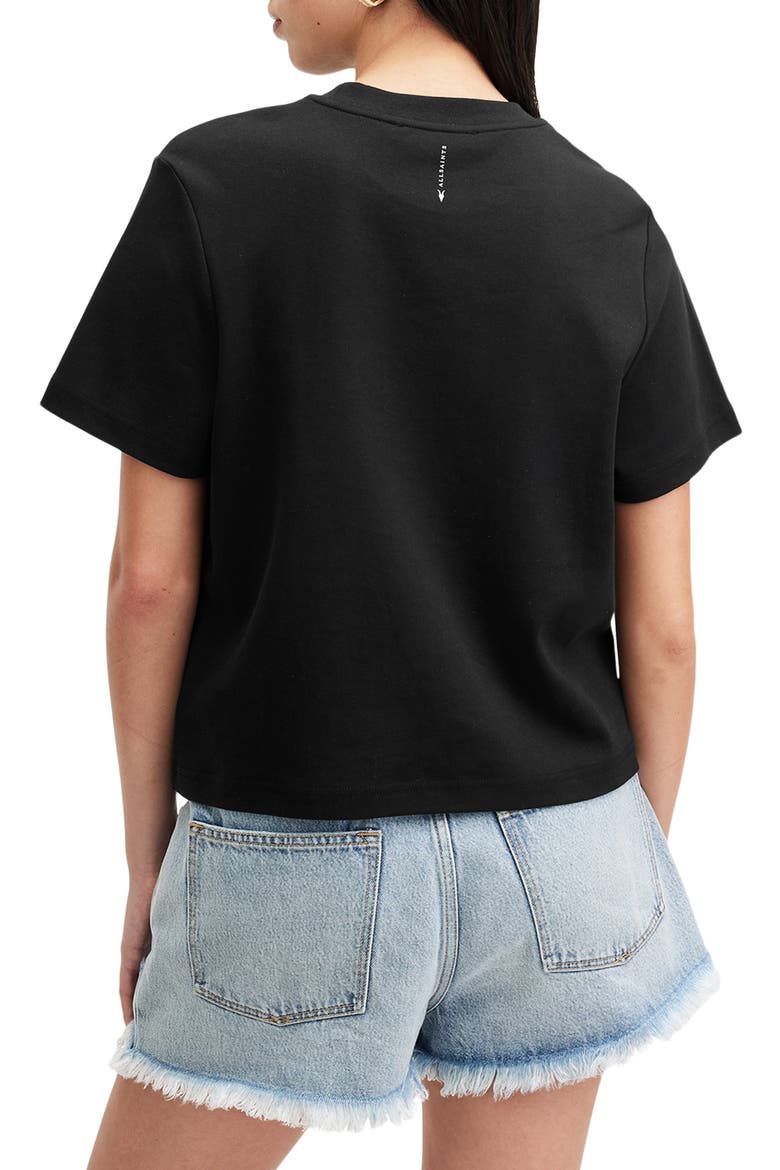 Lisa Crewneck T-Shirt, Alternate, color, BLACK