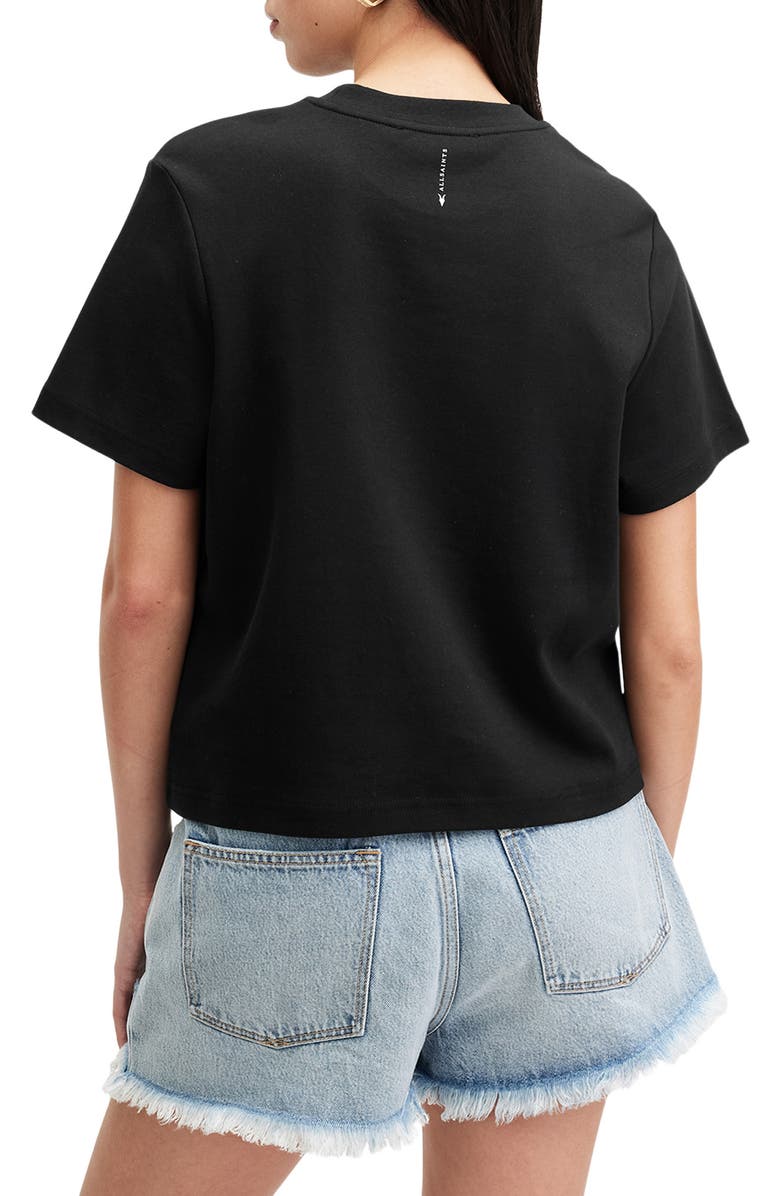 AllSaints Lisa Crewneck T-Shirt, Alternate, color, Black