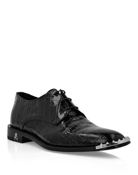 Lace Up Shoes Skull&Bones Men