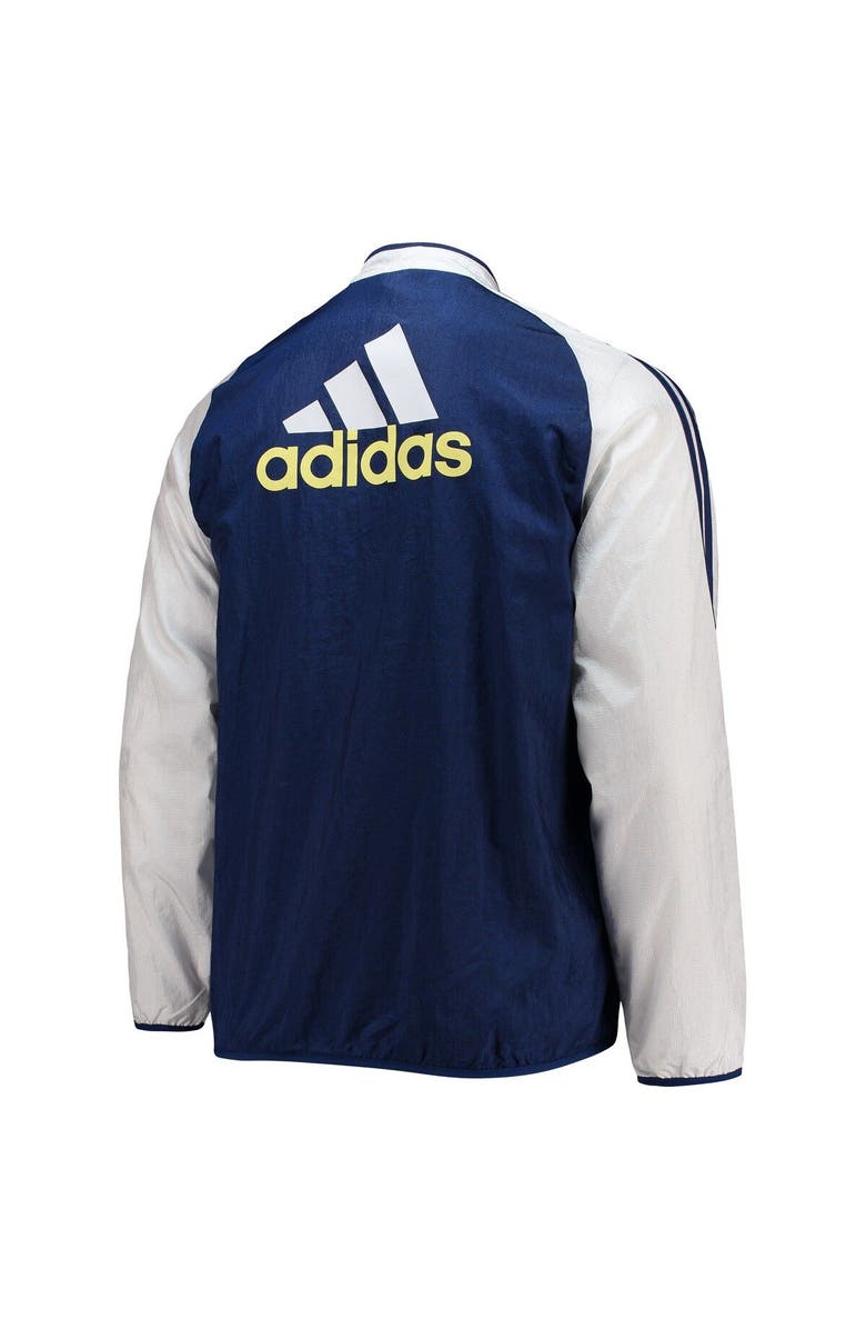 adidas Men's adidas White/Blue Juventus Icons Woven Full-Zip Jacket ...