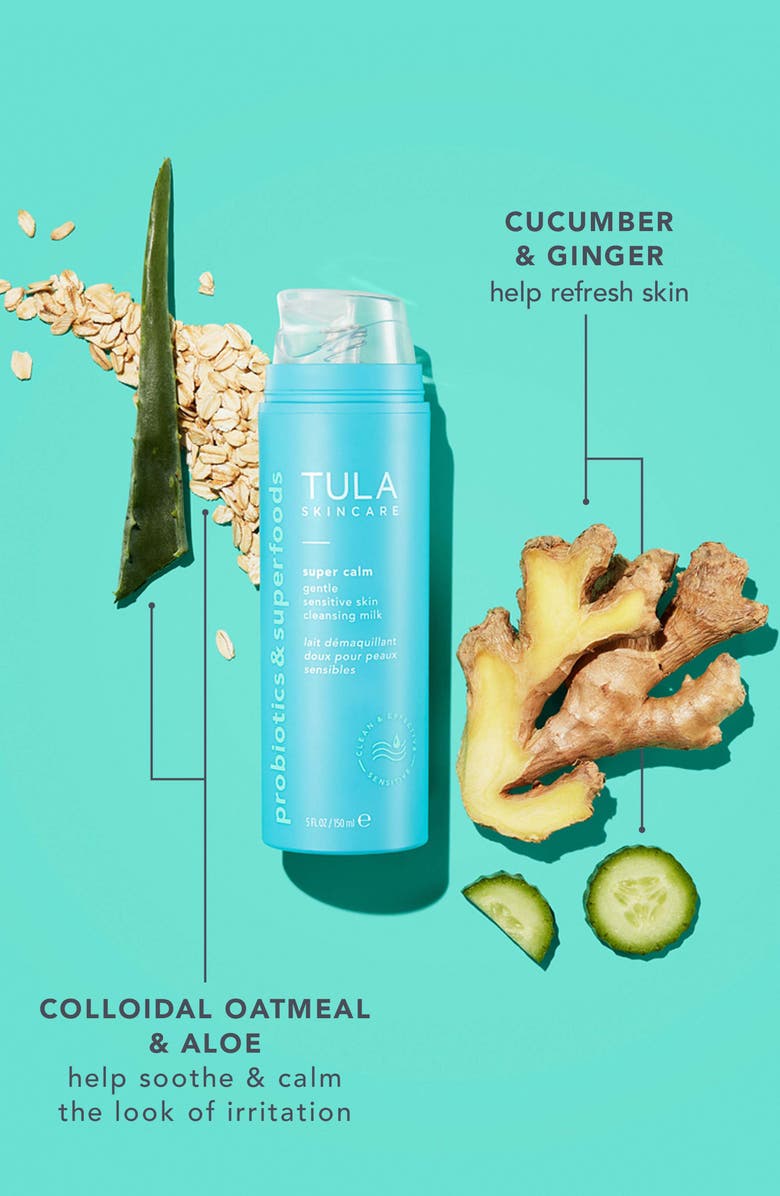 TULA Skincare Super Calm Gentle Milk Cleanser, Alternate, color,