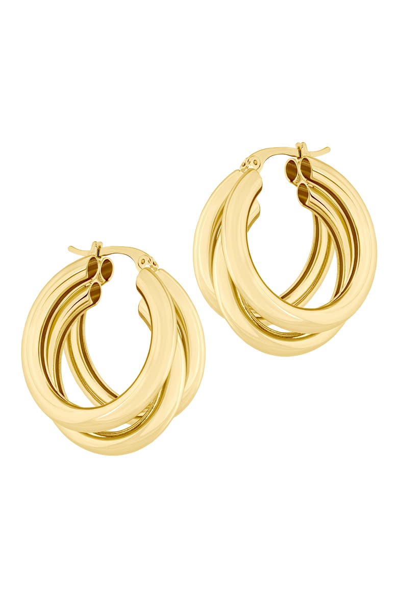 Nirvana Hoop Earrings, Main, color, GOLD