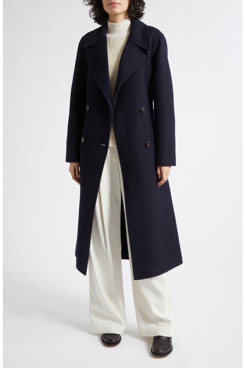 Rene Wool Blend Coat, Main, color, NAVY
