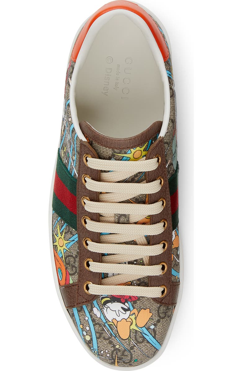 Gucci x Disney Ace Donald Duck Low Top Sneaker, Alternate, color,