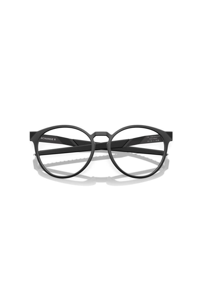 55mm Round optical glasses, Alternate, color, Black