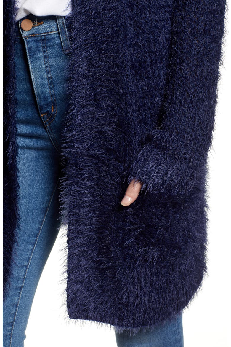 Novelty Stitch Cardigan, Alternate, color, NAVY PEACOAT