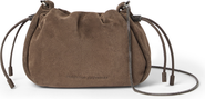 Brunello Cucinelli Suede mini Mellow Bucket bag