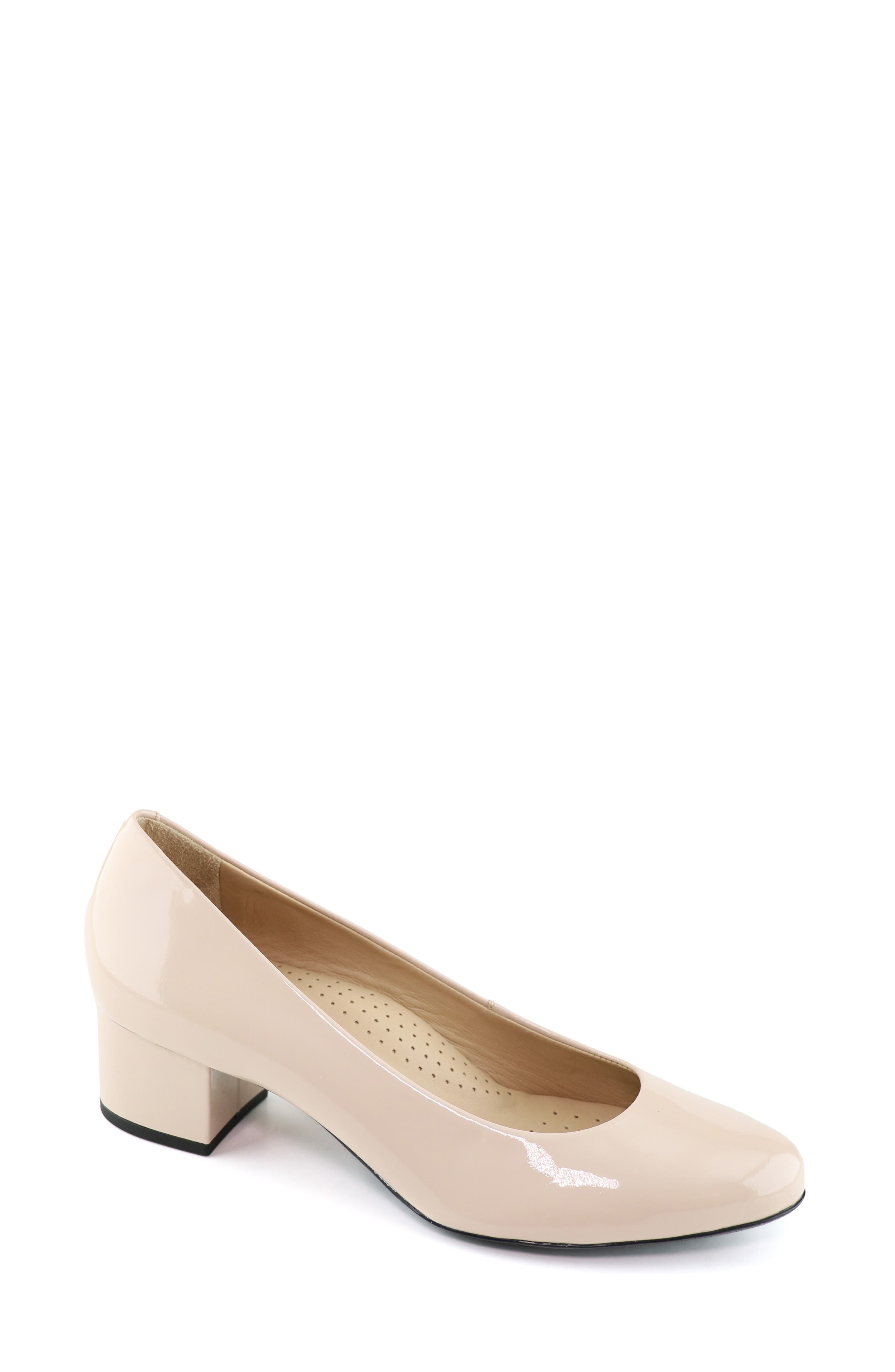 Marc Joseph New York Broad Street Patent Leather Pump, Main, color, Nude Soft Patent