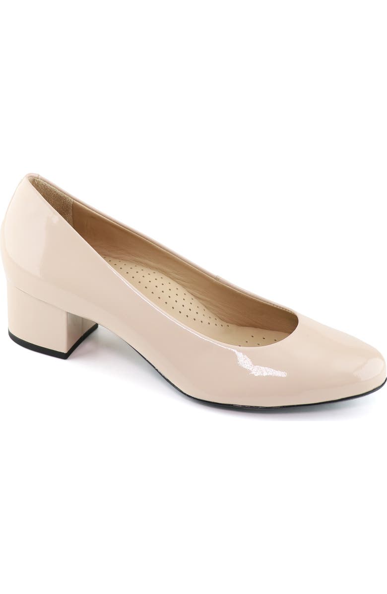 Marc Joseph New York Broad Street Patent Leather Pump, Main, color, Nude Soft Patent