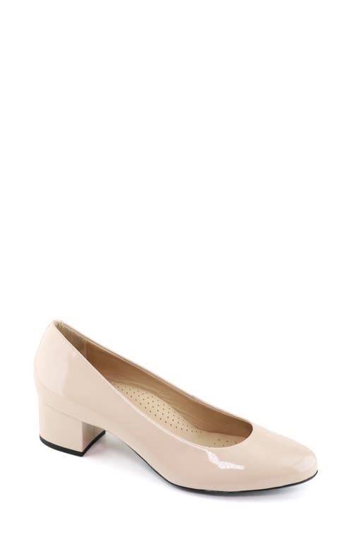 Marc Joseph New York Broad Street Patent Leather Pump in Nude Soft Patent  product