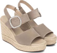 NeroGiardini Slingback Espadrille Platform Wedge Sandal