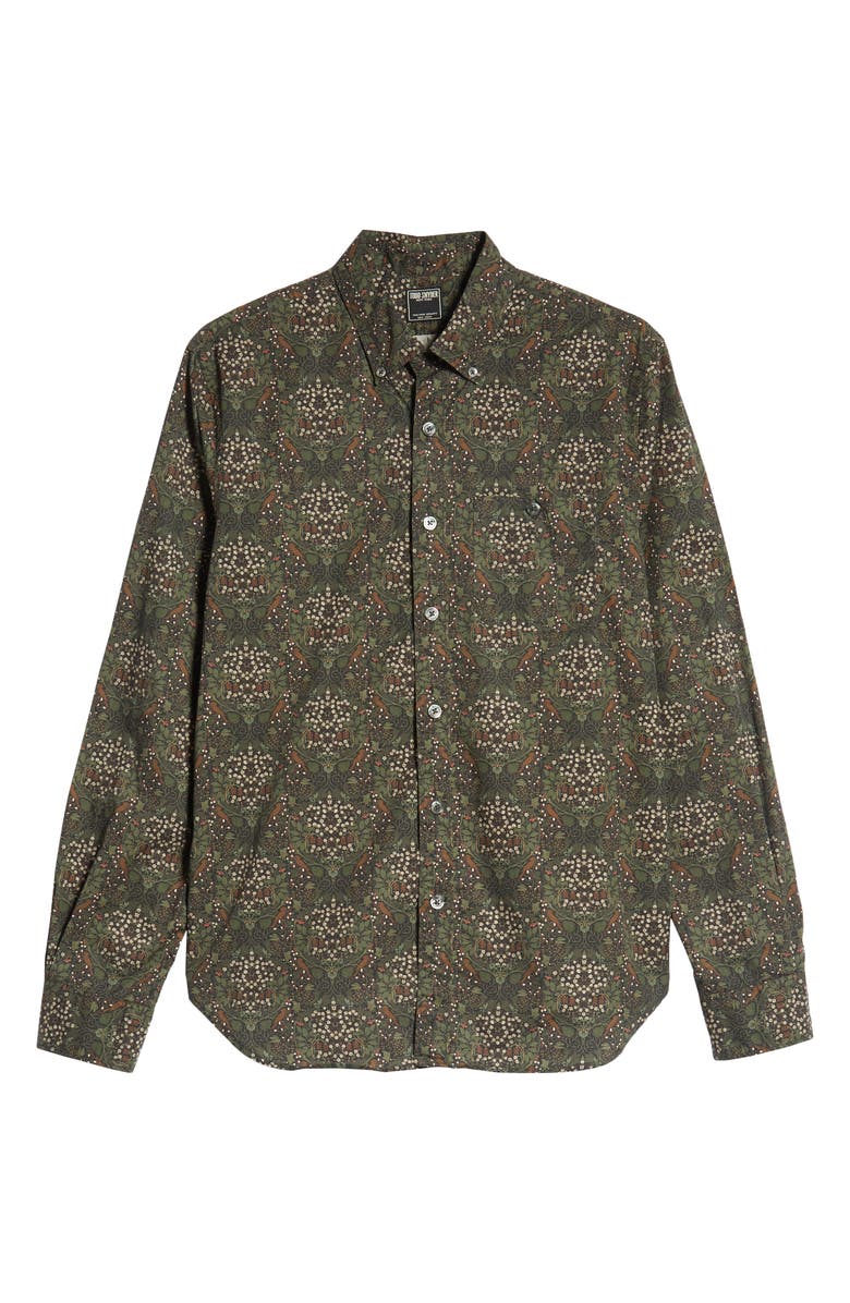 Todd Snyder Classic Fit Thomas Mason Floral Sport Shirt, Alternate, color, 