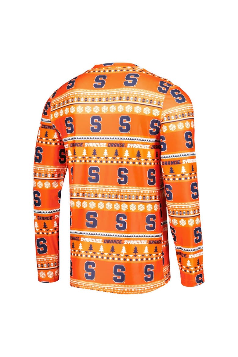 Men's Concepts Sport Orange Syracuse Orange Swivel Long Sleeve T-Shirt & Pants Sleep Set, Alternate, color, Orange