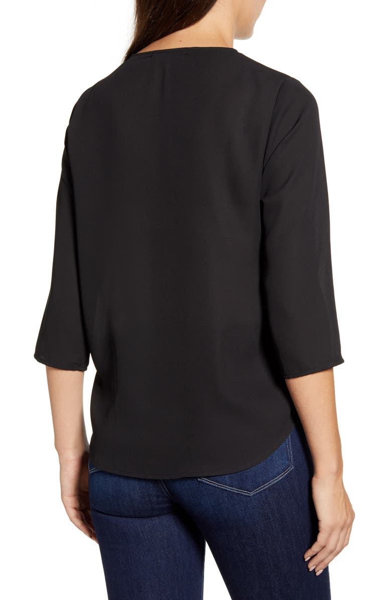 GIBSONLOOK Surplice Blouse, Alternate, color, 
