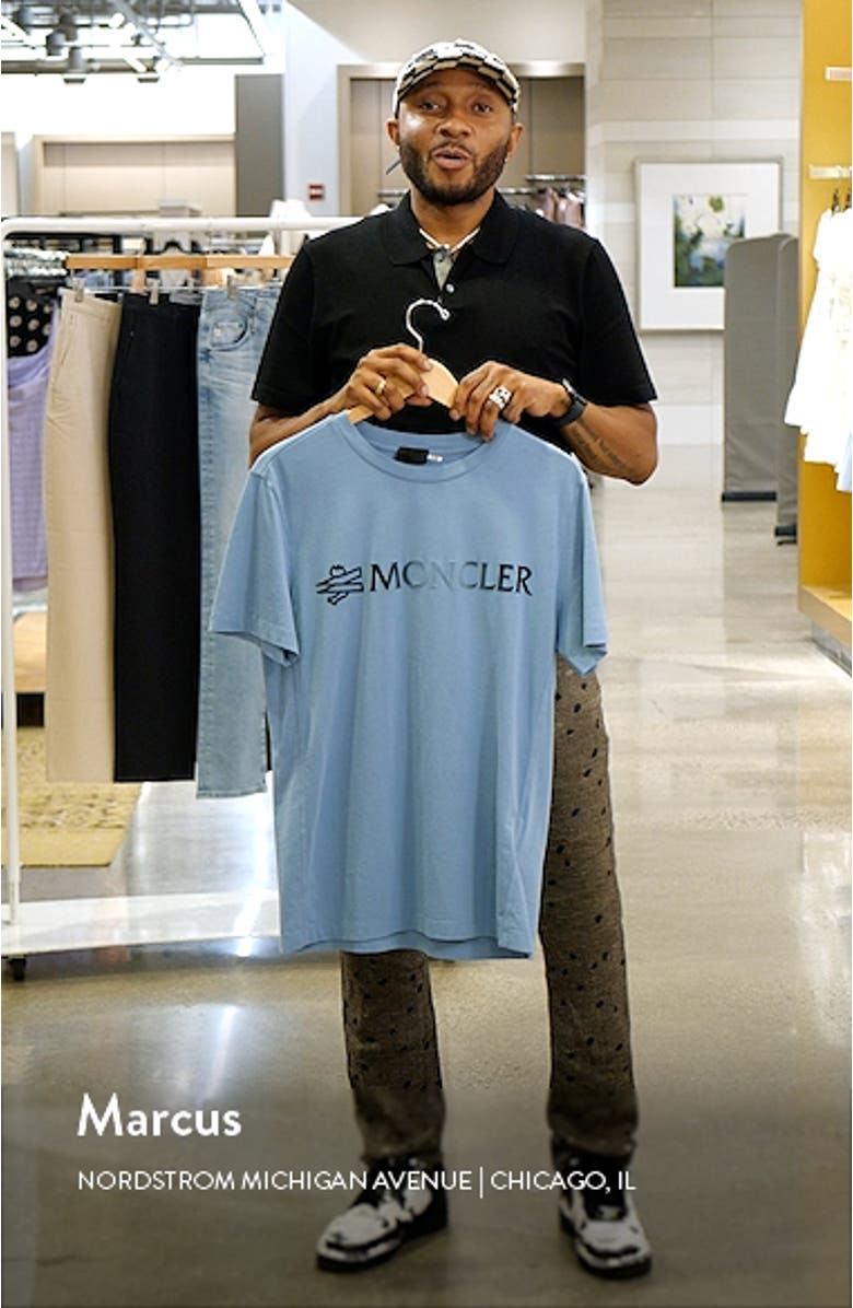 Gradient Logo Cotton Graphic T-Shirt, sales video thumbnail