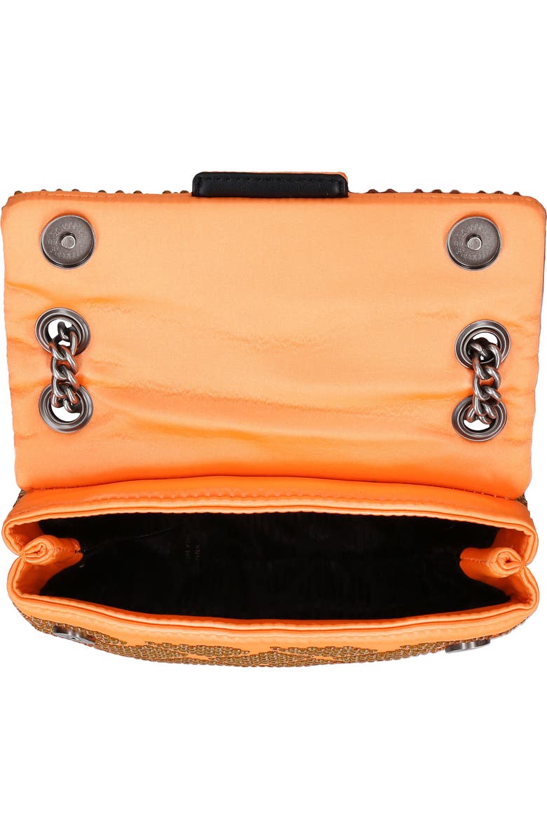 Kurt Geiger London Mini Kensington Embellished Fabric Convertible Crossbody Bag, Alternate, color,