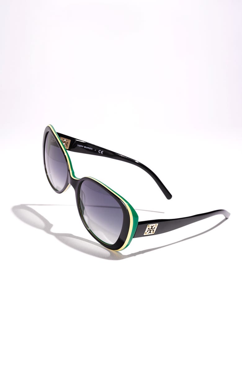 Tory Burch 57mm Sunglasses, Alternate, color, 