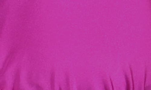 Sunshine 79 Solids Triangle Bikini Top In Purple