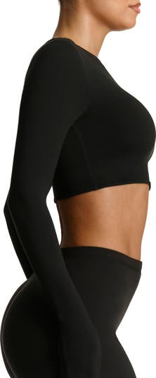 Bare Long Sleeve Crop Top