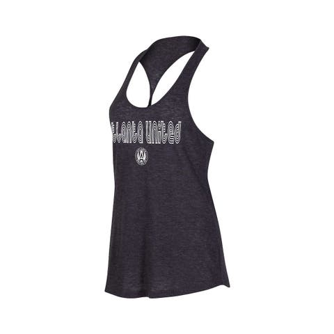 Women's Concepts Sport Heather Charcoal Atlanta United FC Radiant Twist Back Scoop Neck Tank Top