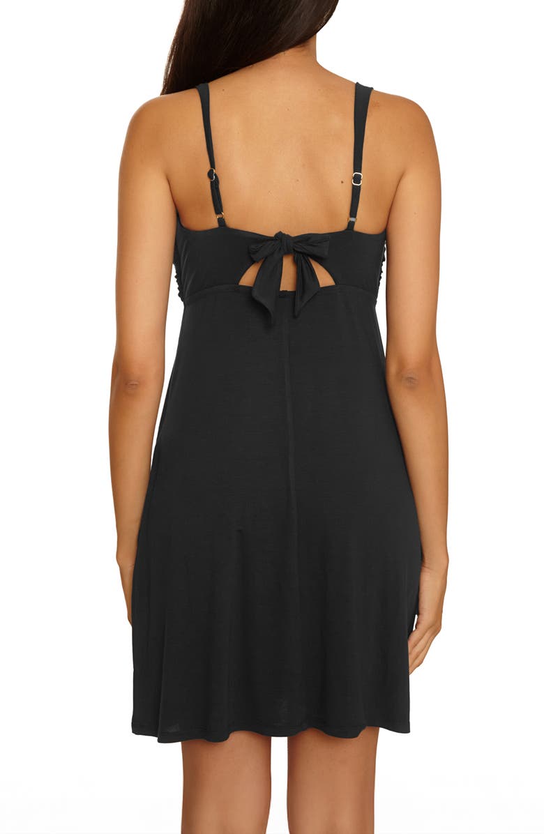 Becca Beach to BBQ Cover-Up Dress, Alternate, color, Black