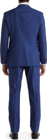 Trim Fit Wool Blend Suit