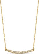 David Yurman 18k Gold Diamond Smile Necklace