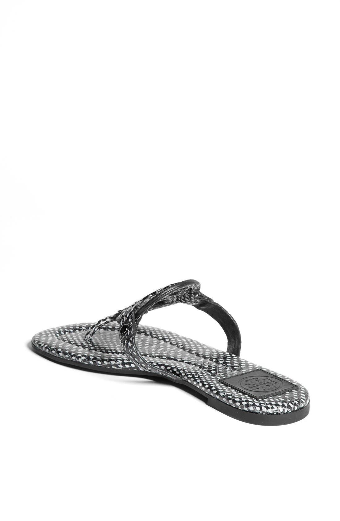 Tory Burch 'Miller 2' Leather Sandal, Alternate, color, 