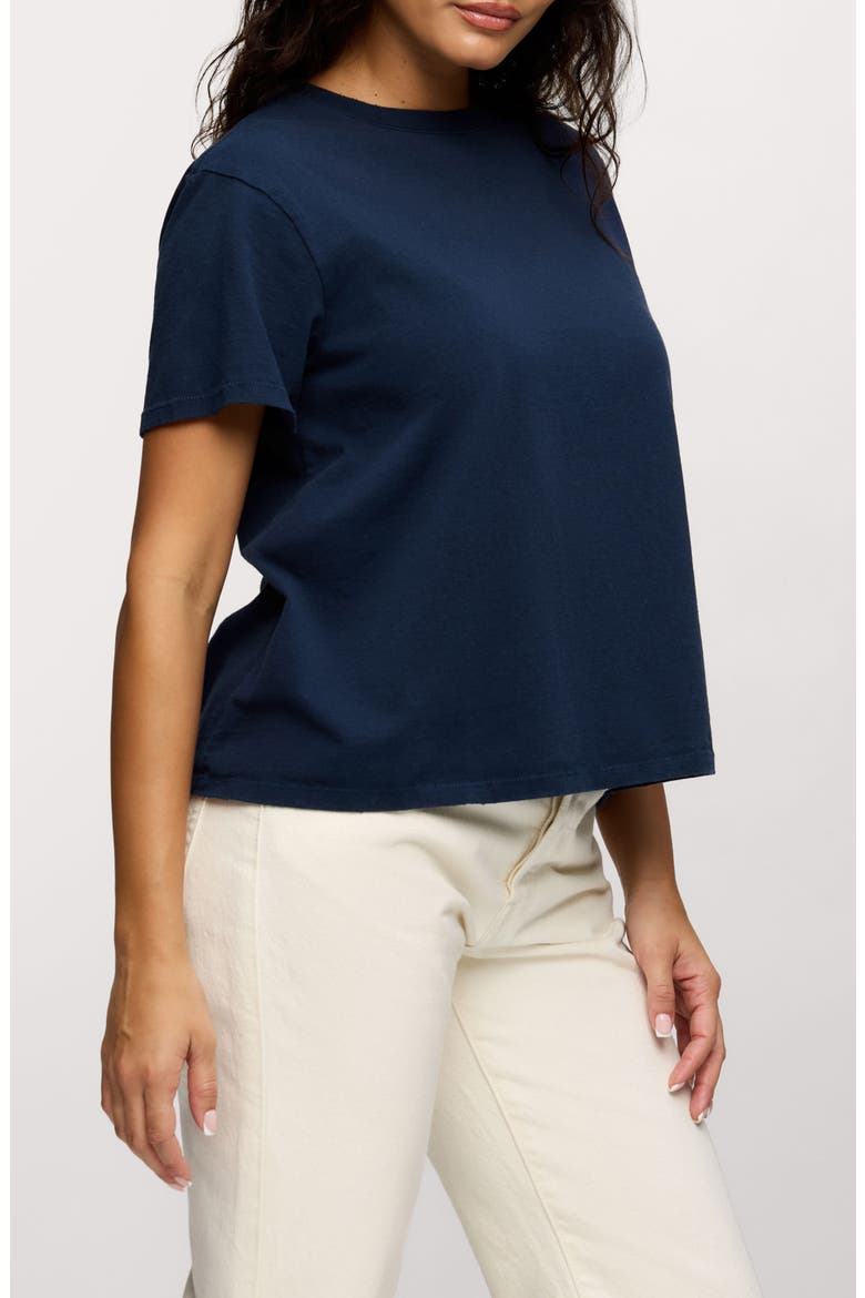 Everyday Cotton T-Shirt, Alternate, color, DARK NAVY