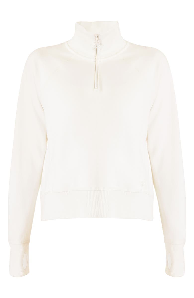 Sweaty Betty Revive Rib Trim Half-Zip Pullover, Alternate, color,