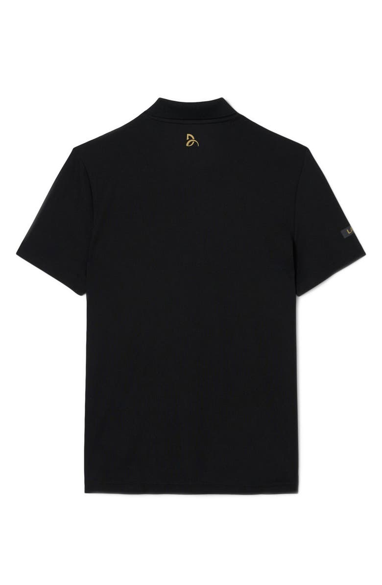 Lacoste Novak Djokovic Regular Fit Polo, Alternate, color, Black