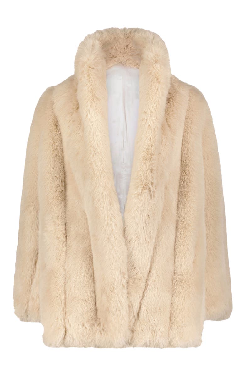 Lyla Grant Fur-Free Fox (Faux Fur) Stroller, Alternate, color, Beige