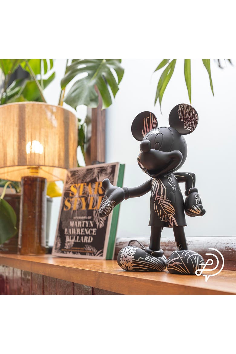 Mickey Mouse Star Style Figurine, Alternate, color, Grey / Black