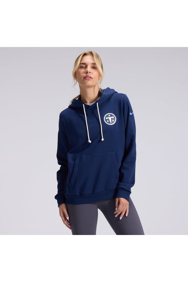 Women's Nike  Navy Tennessee Titans 2026 Rivalries Collection Standard Issue Sideline Pullover Hoodie, Main, color, Navy
