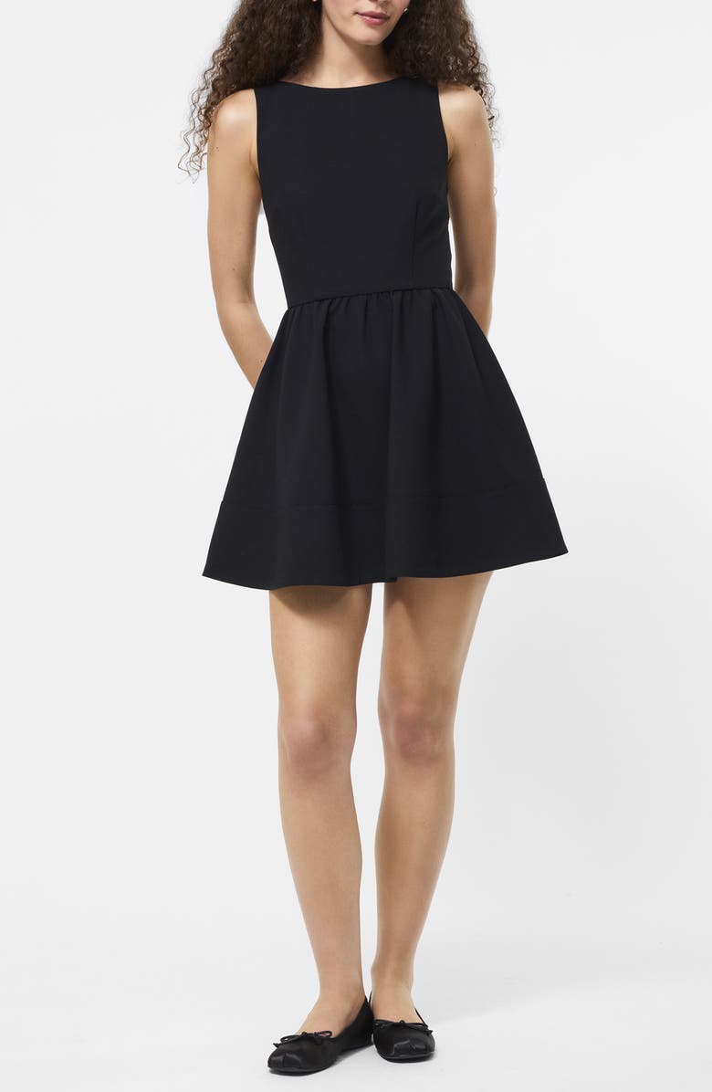French Connection Azra Sleeveless Twill Minidress, Main, color,