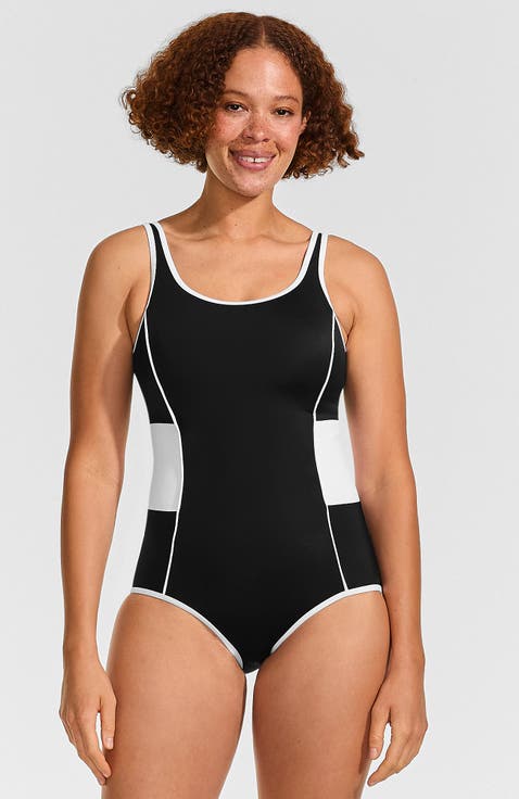 Tugless Low Leg One Piece Swimsuit