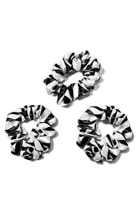 3-Pack Silk Scrunchies