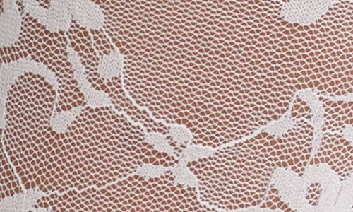 High Heel Jungle Ava Sheer Lace Crew Socks In White