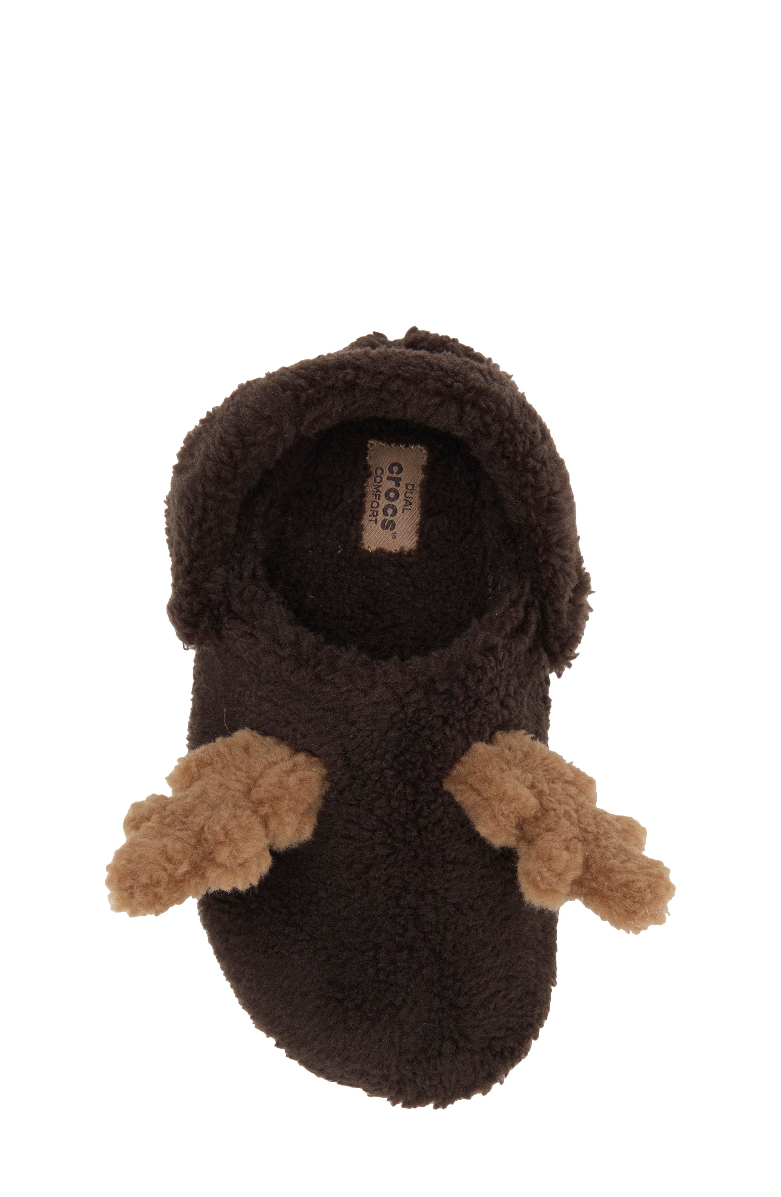 Kids' Classic Cozzzy Reindeer Slipper, Alternate, color, ESPRESSO