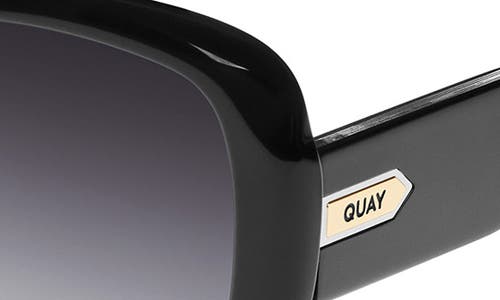 Quay Full Glam 56mm Gradient Square Sunglasses