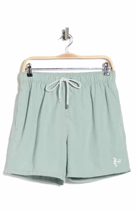 Vintage Summer Solid Volley Swim Trunks