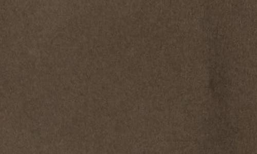 Vince Collarless Wool Blend Longline Coat In Brown