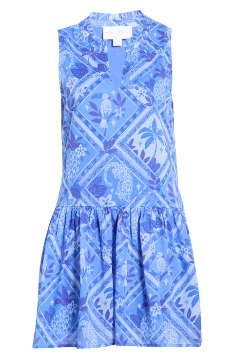 Kaidy Tropical Loly Trapeze Minidress